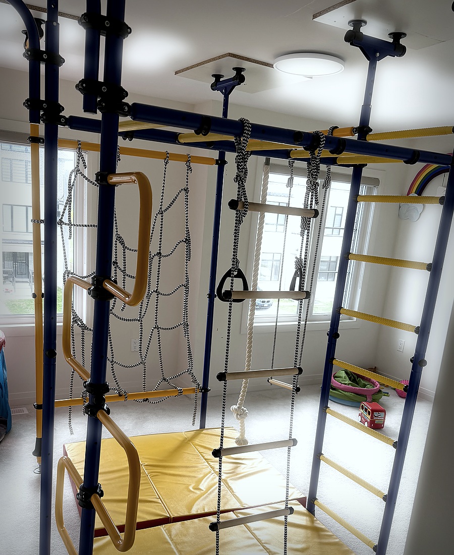 Playdapt gym — installed in home